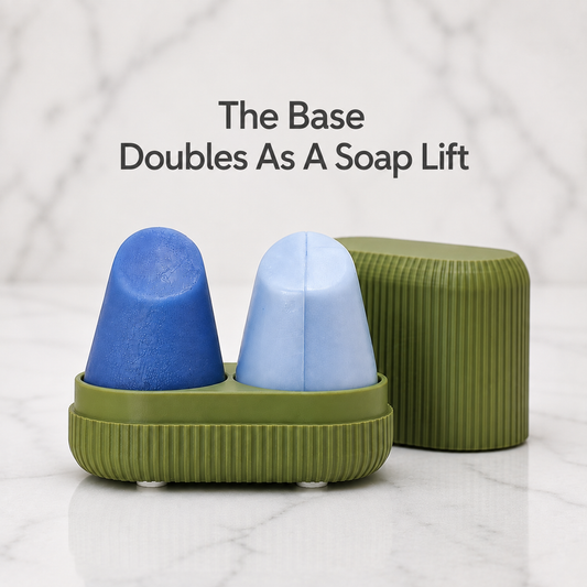 Travel Case for Shampoo & Conditioner Bars | Compatible with HiBAR | Plant-Based Plastic