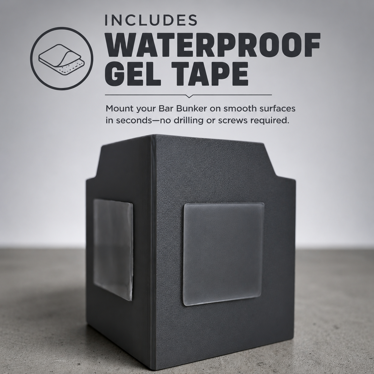 Bar Bunker™ Outpost | Wall-Mounted Soap Caddy Compatible with Dr. Squatch Soap Bars