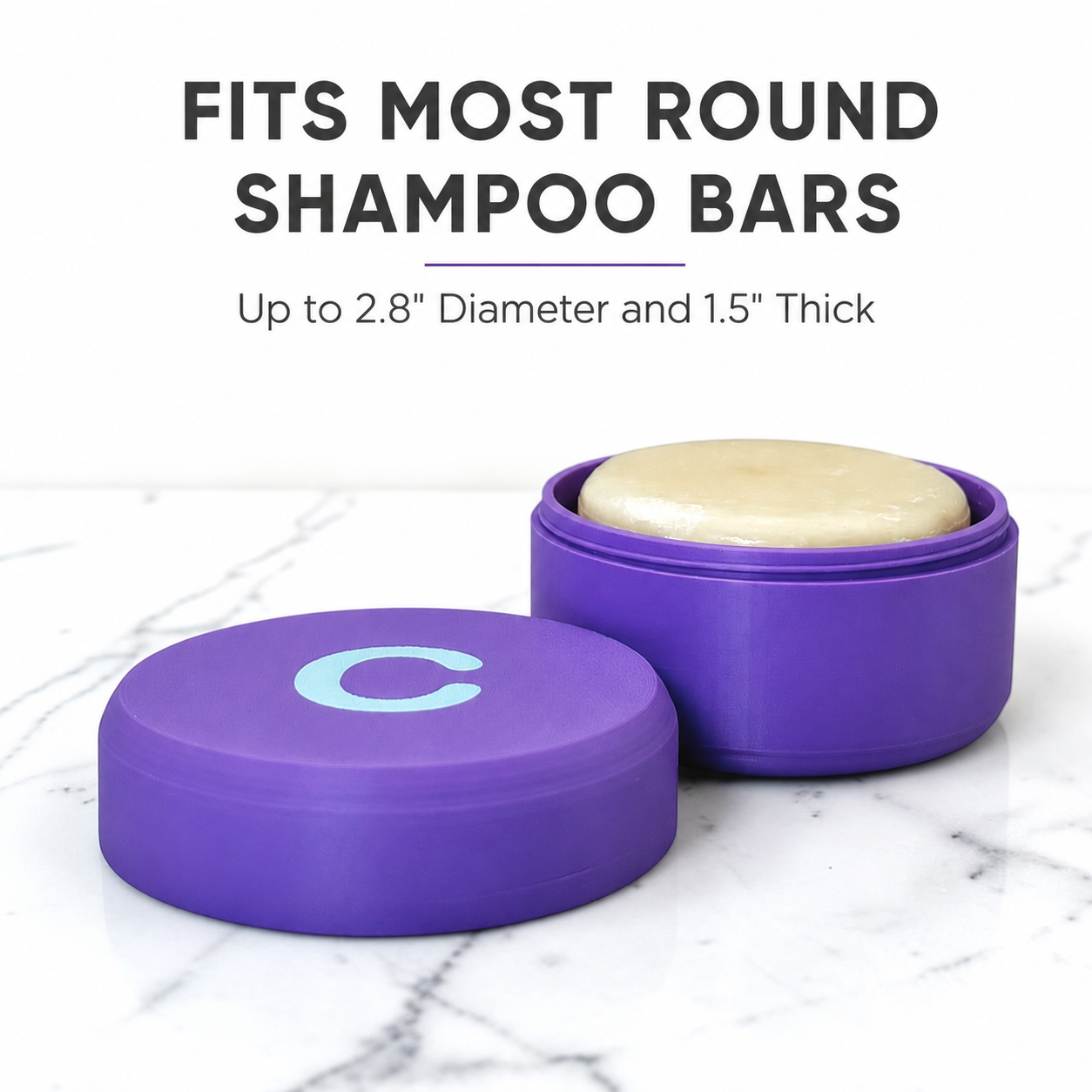 Shampoo & Conditioner Bar Travel Cases | Set of 2 | Mix n’ Match Colors