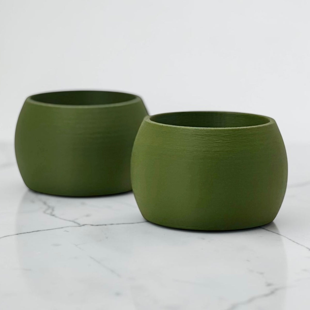 Colorful Matte Dinner Napkin Rings, Plant-Based Plastic