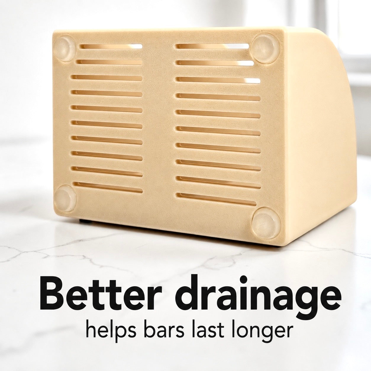 Customizable Family Soap Holder | 2 Bar Self Draining Soap Dish