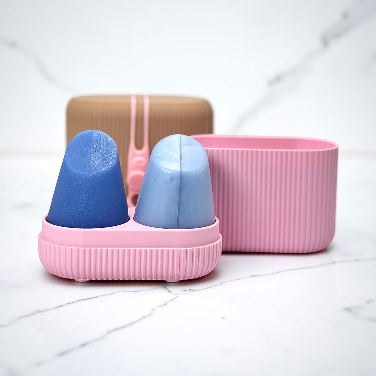 Travel Case for Shampoo & Conditioner Bars | Compatible with HiBAR | Plant-Based Plastic