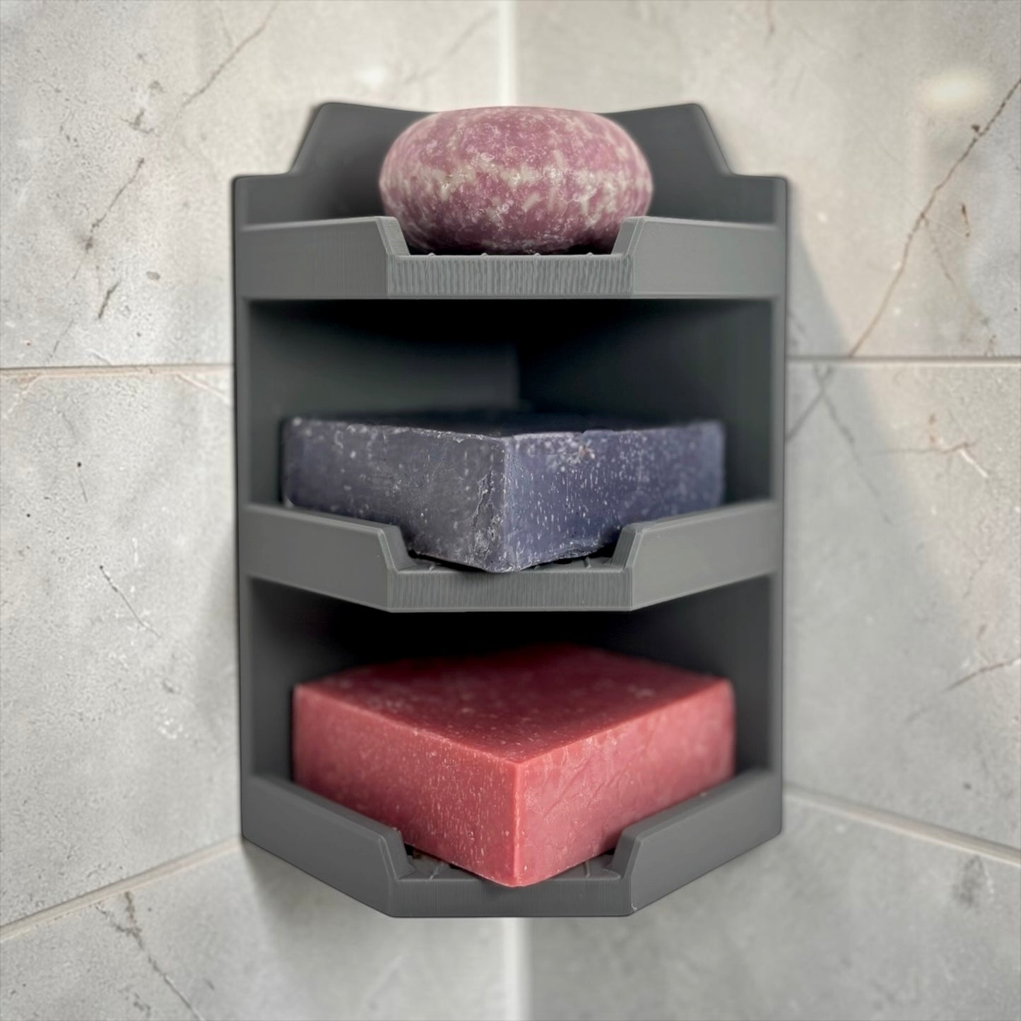 Bar Bunker™ Outpost | Wall-Mounted Soap Caddy Compatible with Dr. Squatch Soap Bars