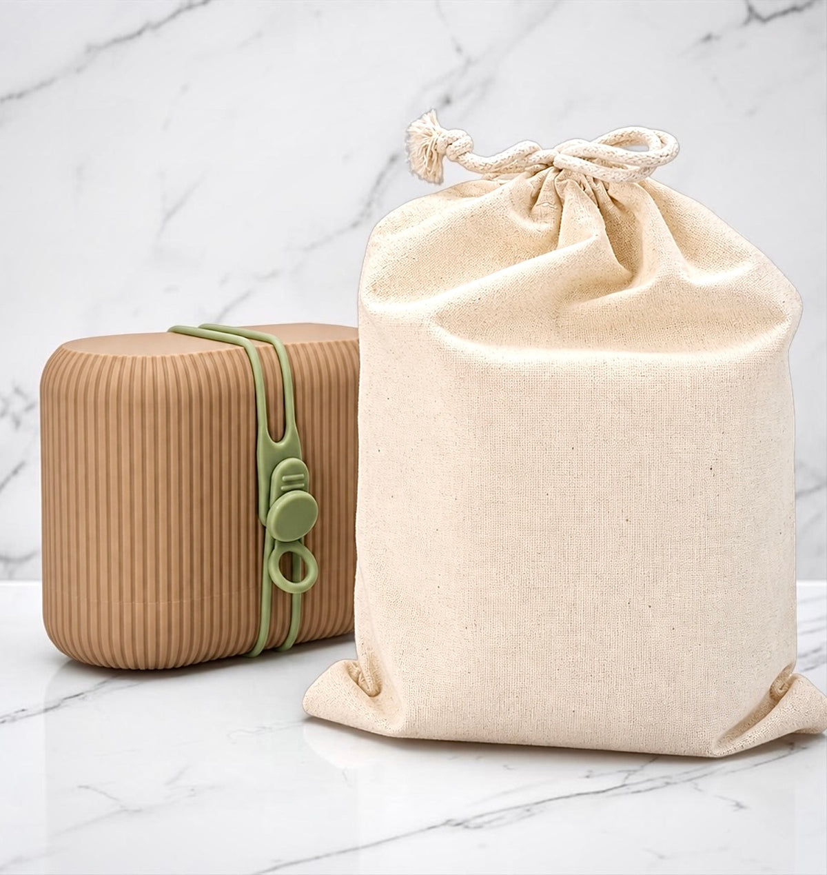Travel Case for Shampoo & Conditioner Bars | Compatible with HiBAR | Plant-Based Plastic