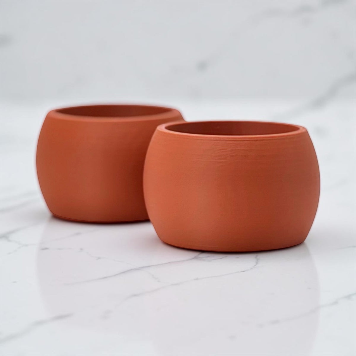 Colorful Matte Dinner Napkin Rings, Plant-Based Plastic