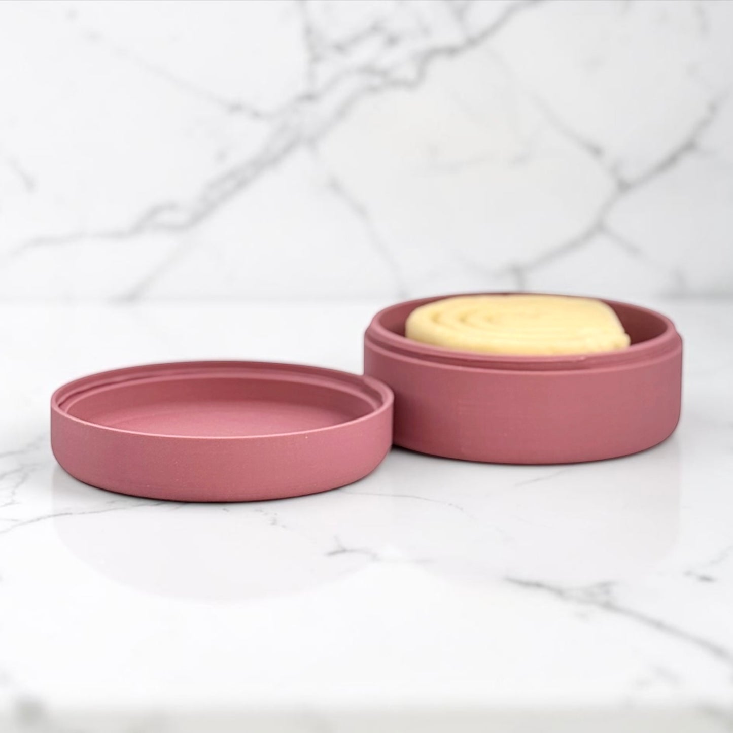 Shampoo and Conditioner Bar Travel Cases | Compatible with Kitsch & Marsmade Bars | Set of 2 | Mix n’ Match Colors | Plant-Based Plastic