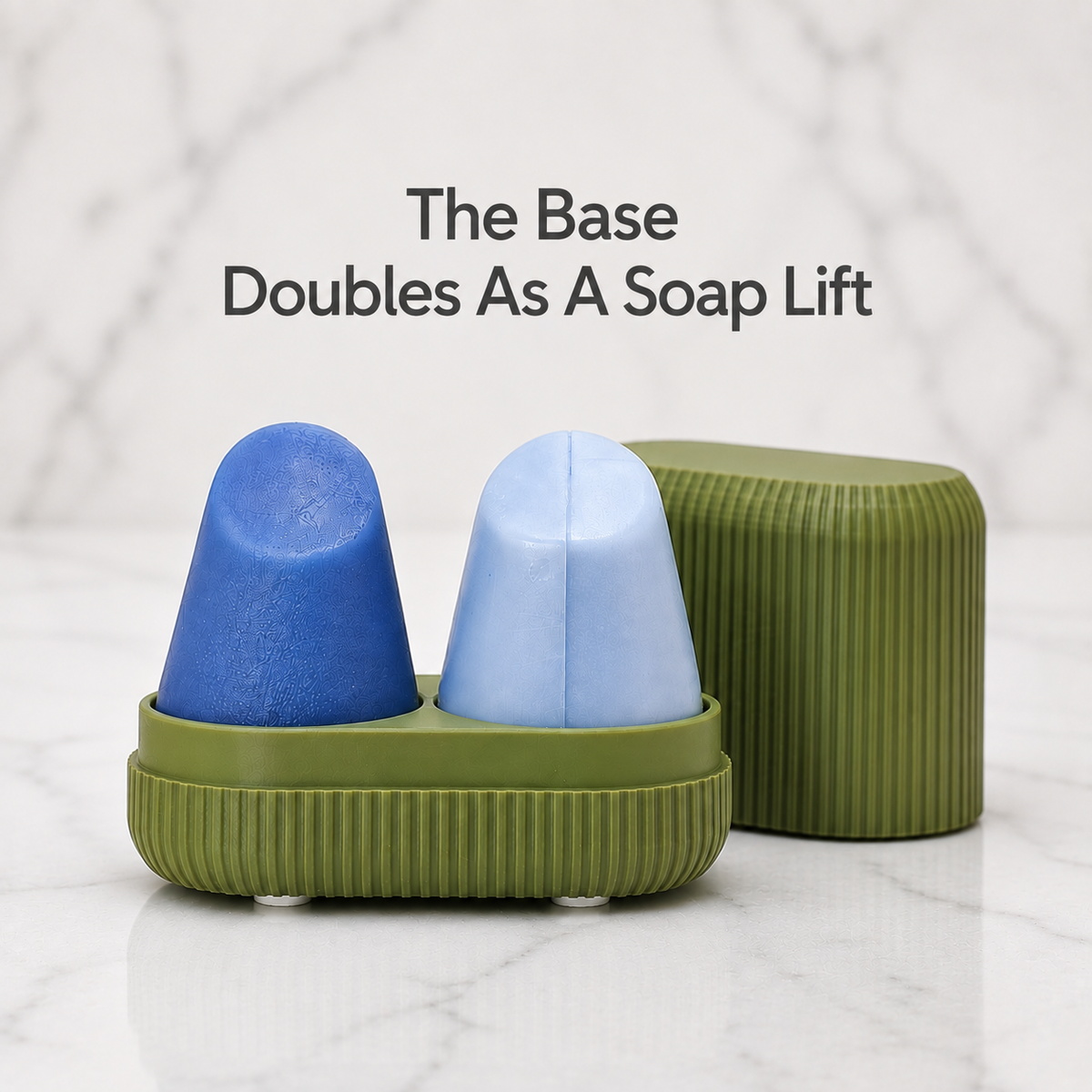 Travel Case for Shampoo & Conditioner Bars | Compatible with HiBAR | Plant-Based Plastic