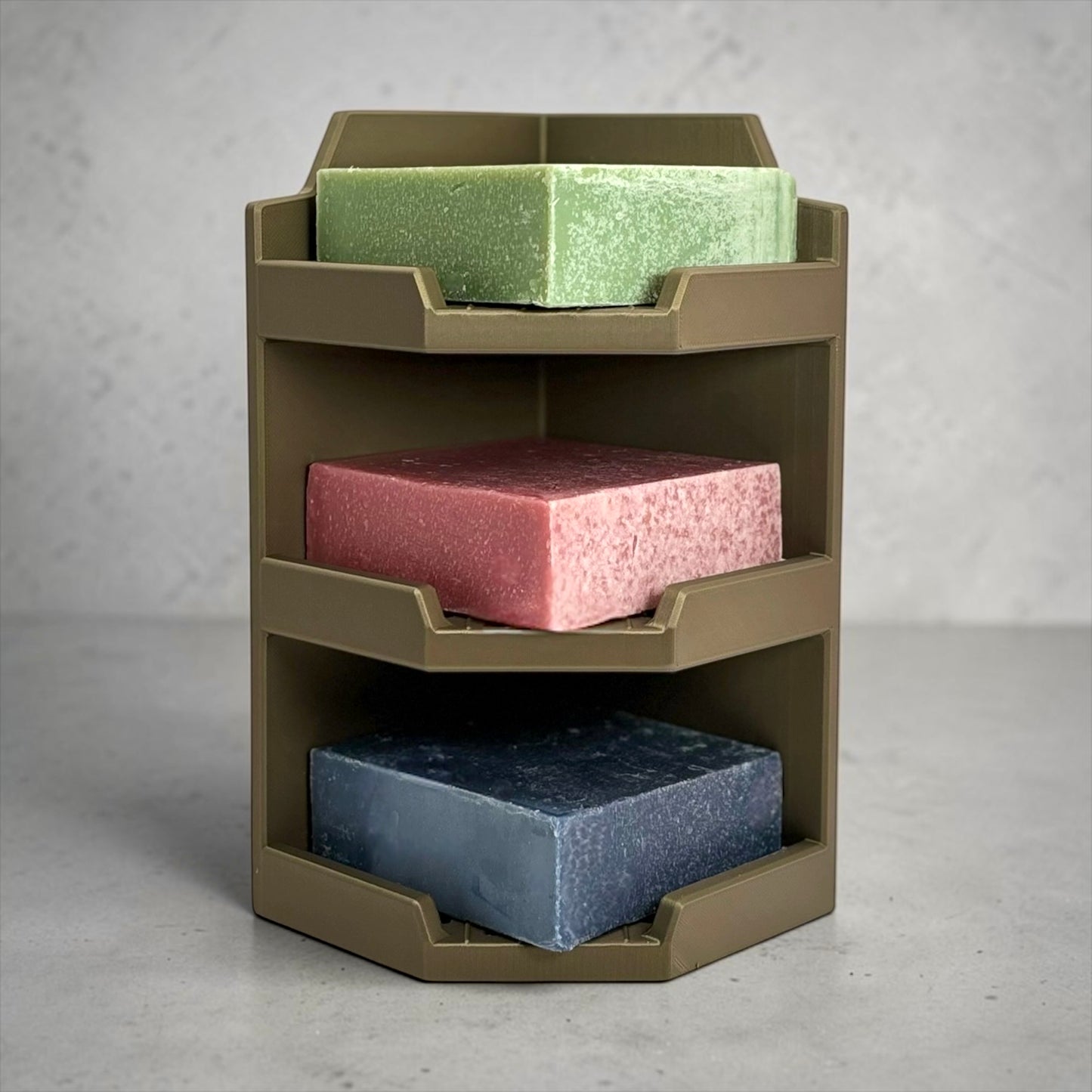 Bar Bunker™ Outpost | Wall-Mounted Soap Caddy Compatible with Dr. Squatch Soap Bars