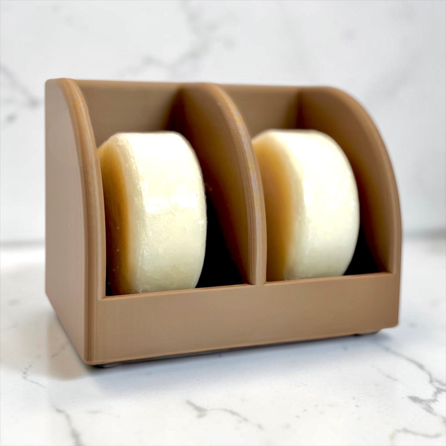 Customizable Family Soap Holder | 2 Bar Self Draining Soap Dish