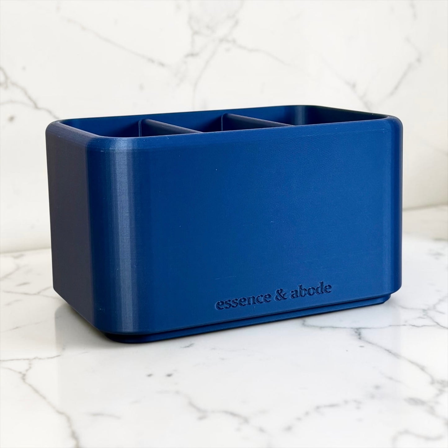Minimalist Remote Holder, TV Remote Organizer, Made from Plant-Based Plastic in Matte Finish