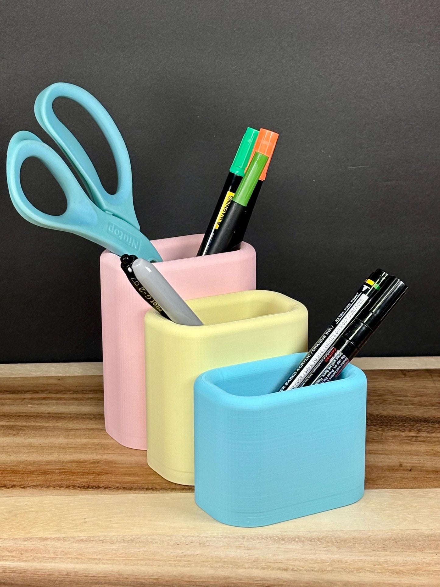 Pastel Multi-Use Caddy: Plant-Based Plastic Marshmallow Organizer