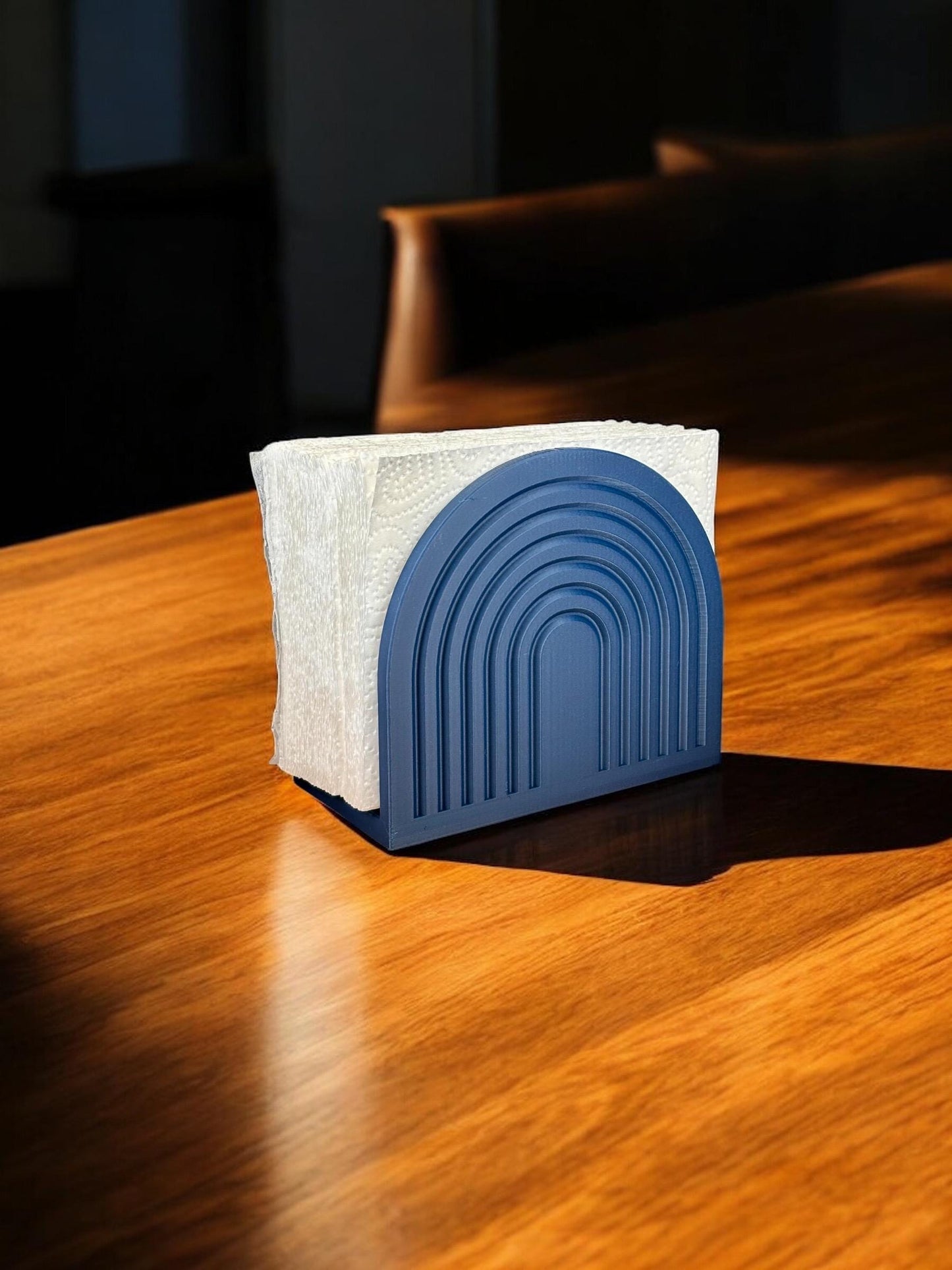 Modern Arch Napkin Holder: Plant-Based Plastic, Matte Finish