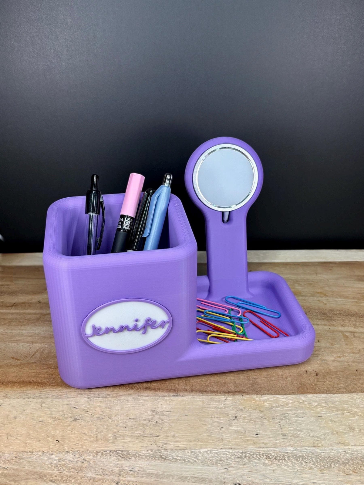 Personalized iPhone MagSafe Charging Dock & Desk Organizer