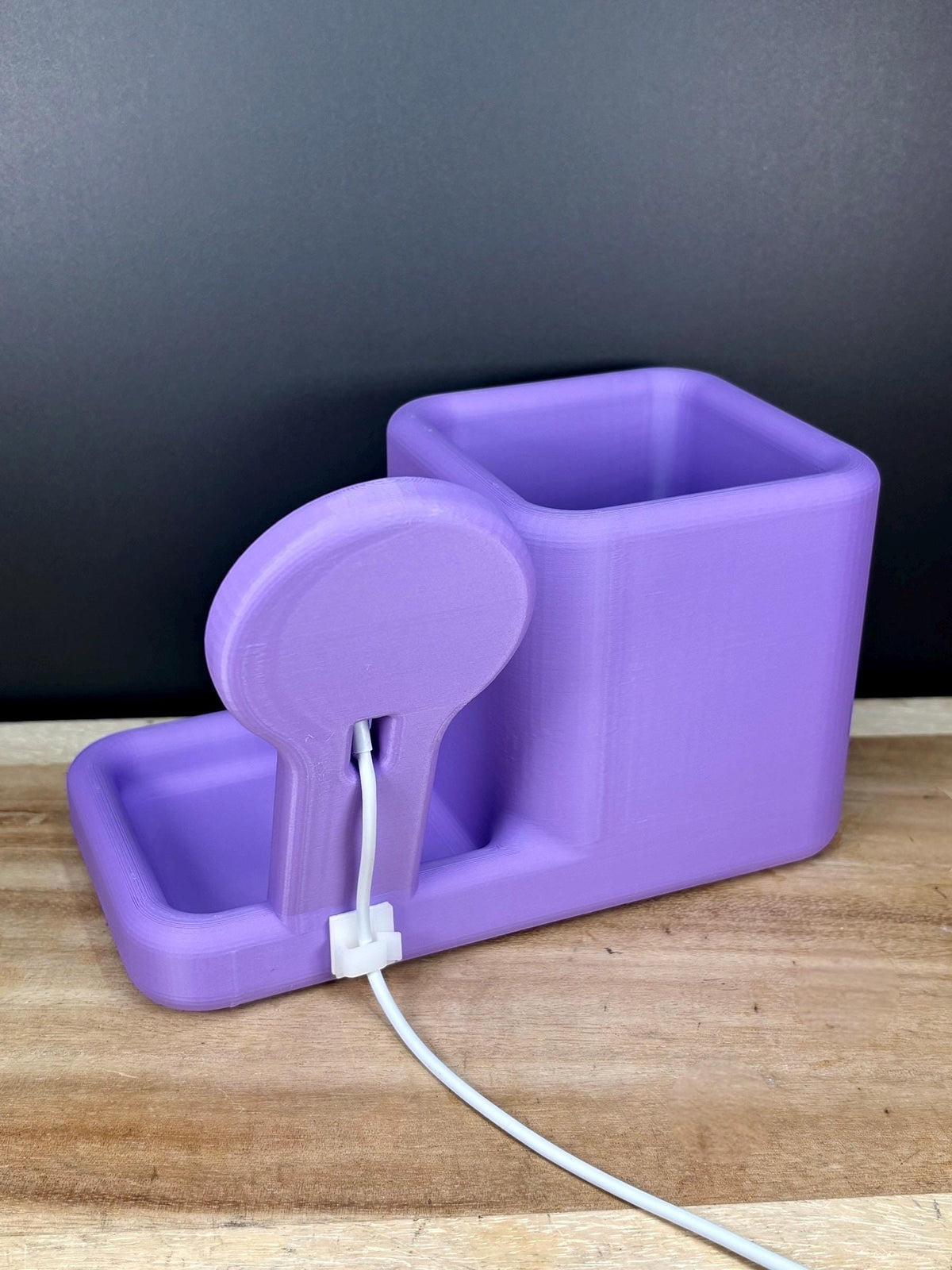 Personalized iPhone MagSafe Charging Dock & Desk Organizer